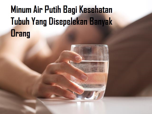 Minum Air Putih Bagi Kesehatan Tubuh Yang Disepelekan Banyak Orang